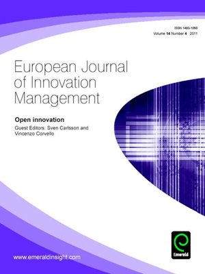 cover image of European Journal of Innovation Management, Volume 14, Issue 4